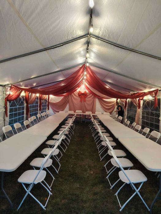 Duże namioty imprezowe z wyposażeniem! Na komunię, poprawiny!!