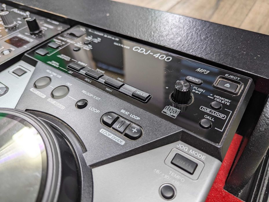 Pioneer CDJ 400 Odtwarzacze CD USB DJM 400 mikser DJ case dowóz GWARAN