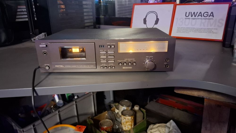 Rotel RD-1000 – deck kasetowy stereo | vintage