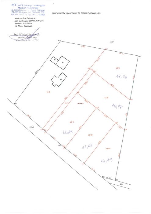 5 działek zagrodowych lub całośċ - Widok 2