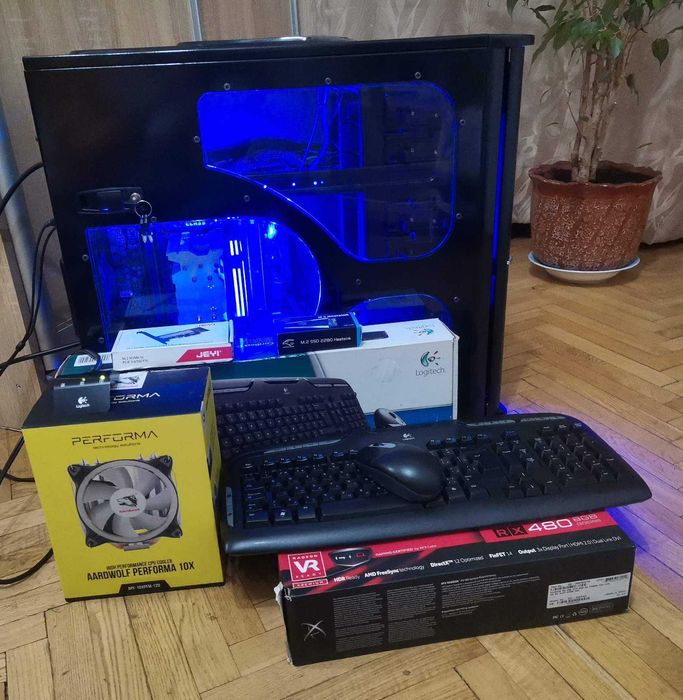 Игровой ПК/i7/RX 480/SSD М2 500 GB, тянет STALKER 2
и Cyberpunk 2077!