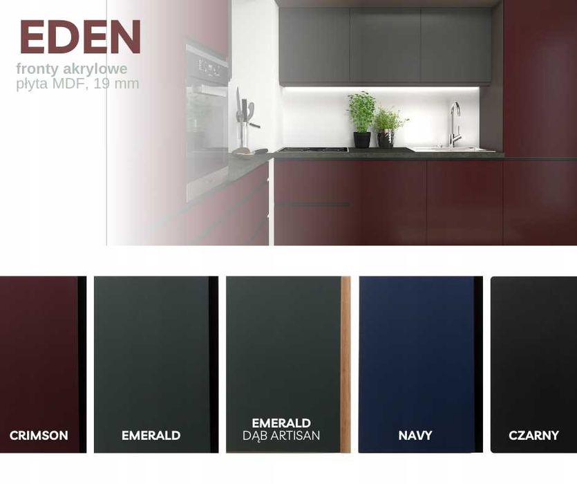 WP Kuchnia EDEN meble, szafki kuchenne mat TRANSPORT wycena