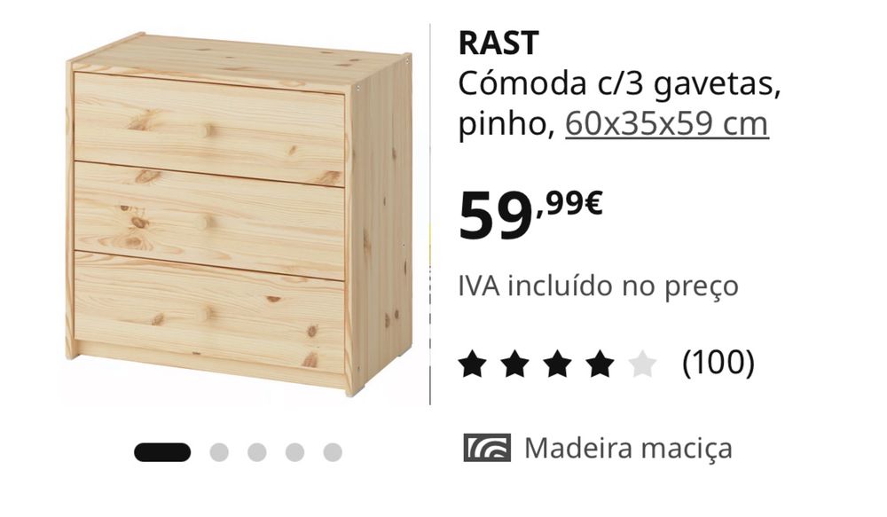 Moveis Rast Ikea