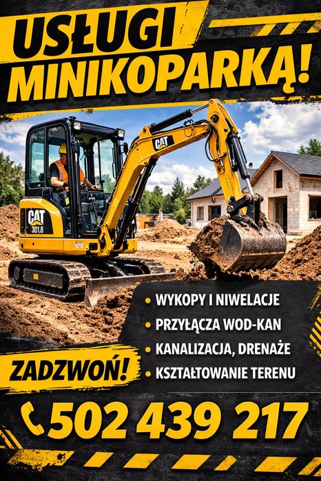 Usługi Minikoparką