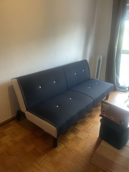 Sofá Cama Preto como novo
