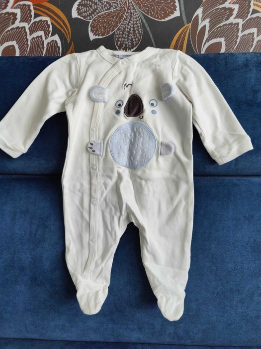 2-pack nowych pajacyków bawełnianych, 56-62 cm