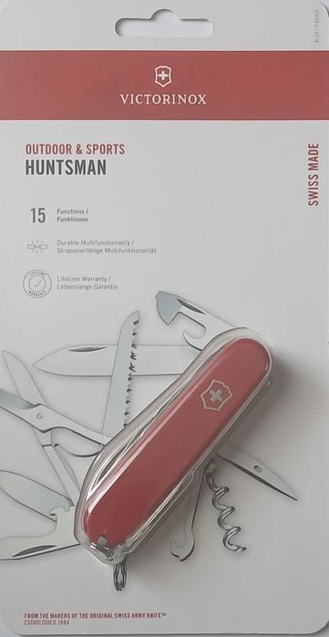 Scyzoryk szwajcarski Victorinox Huntsman 1.3713.B1 *czerwony*org*nowy
