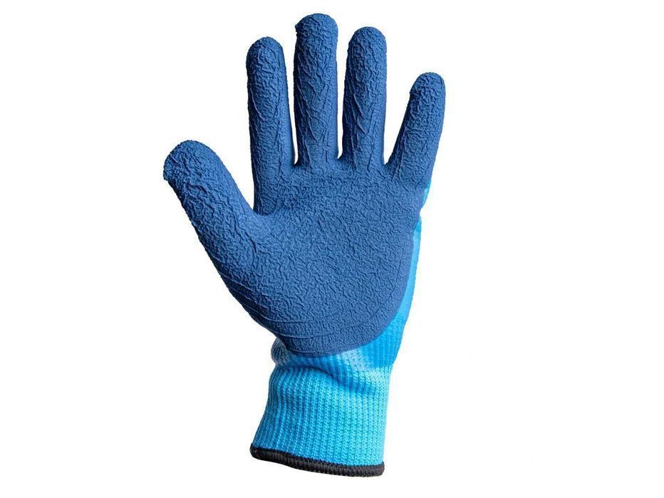 12 par Rękawice robocze wodoodporne ocieplane rozmiar 9 jersey–lateks