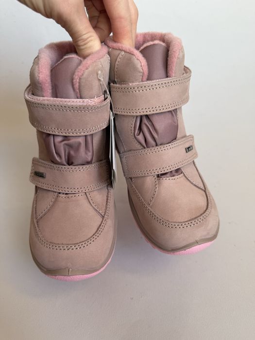 шкіряні зимові чоботи 29р. Primigi,термо черевики на мембрані gore-tex