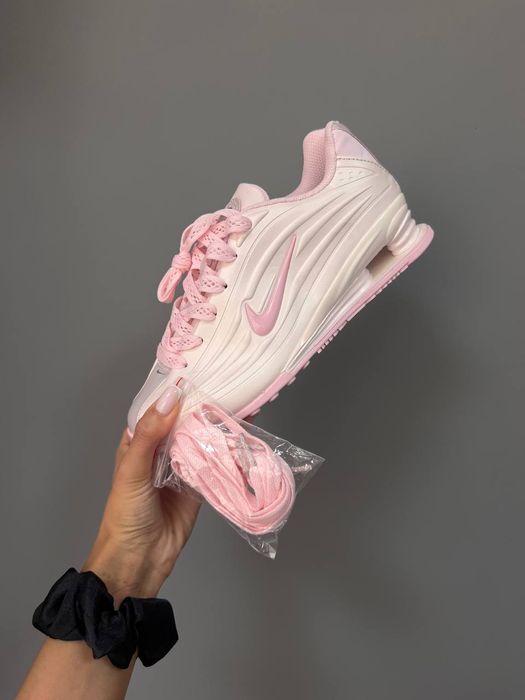 Кросівки Nike Shox R4 Peark Pink Foam premium | Кроссовки Найк жіночі