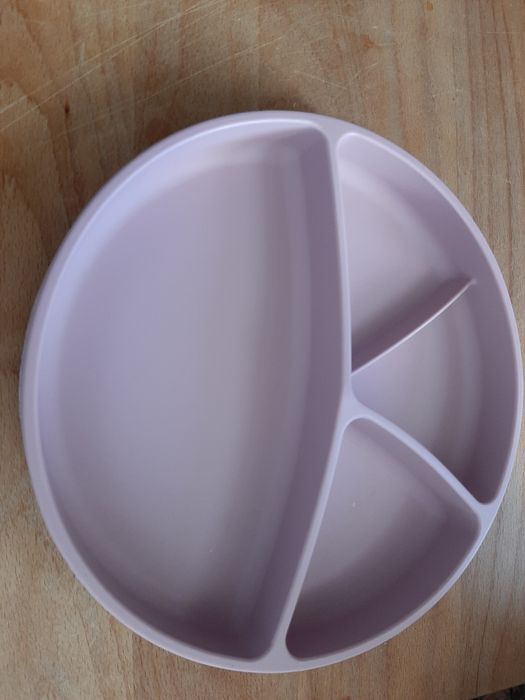 Pratos de silicone com ventosa