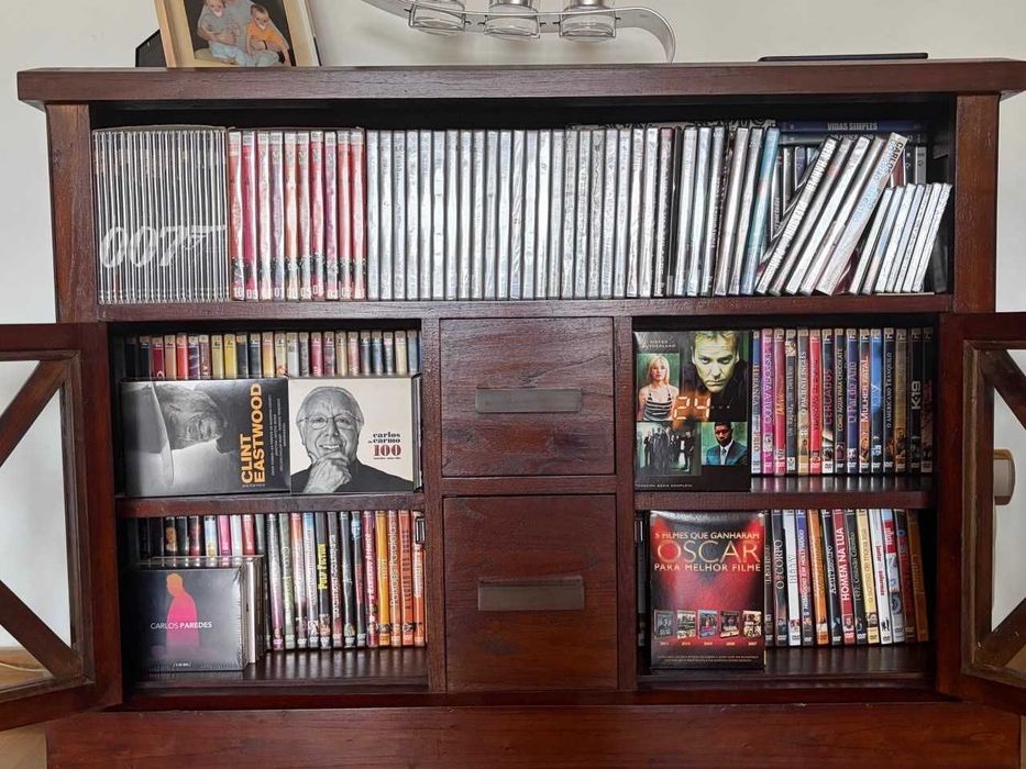 DVDs vários (cerca de 500)