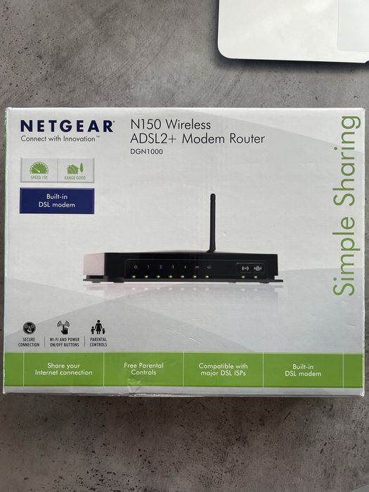 Router netgear n150 adsl2 wireless