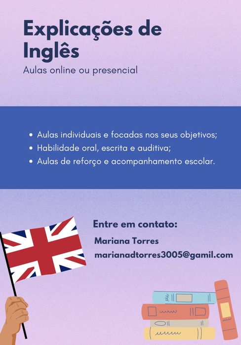 Explicações de inglês