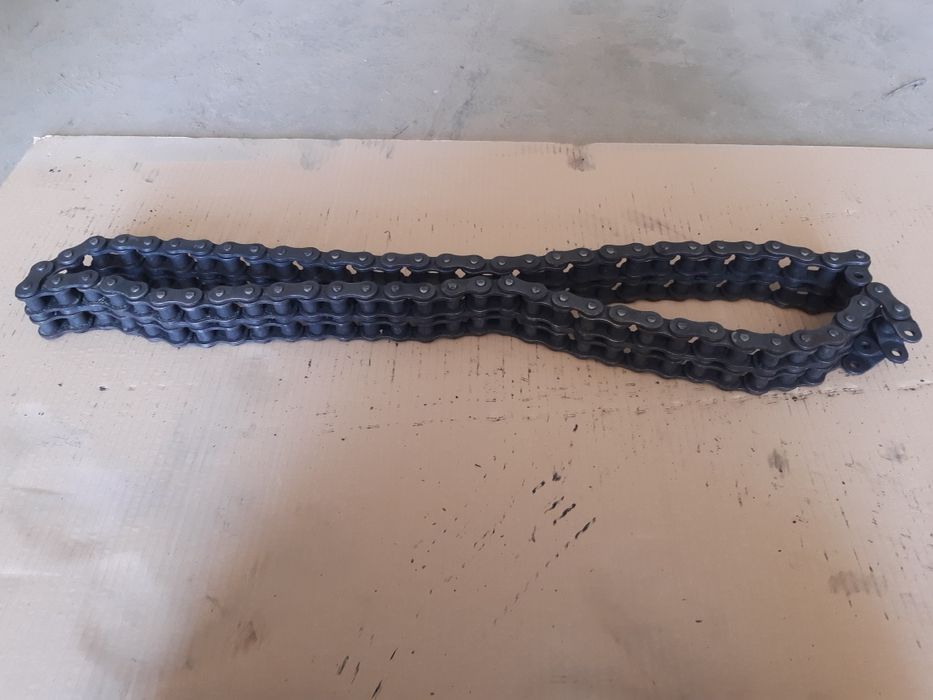 Łańcuch rolkowy dwurzędowy calowy galla