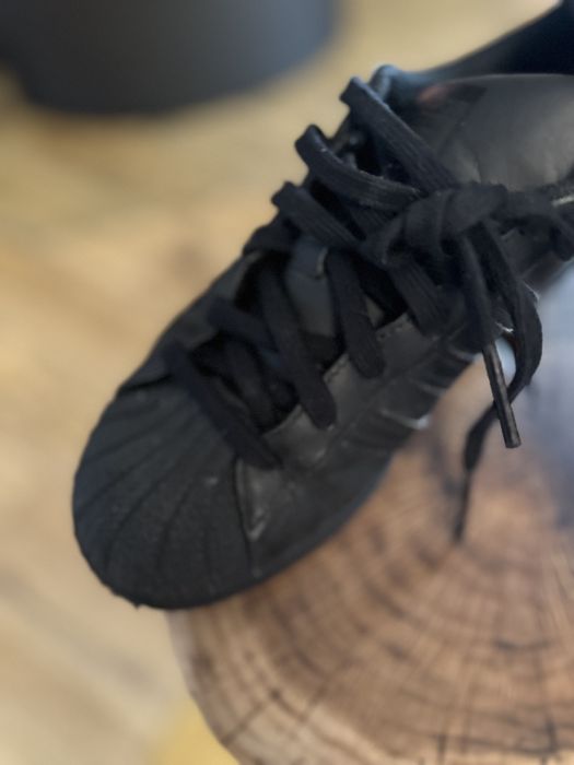 Adidasy czarne Superstar rozm 38 2/3
