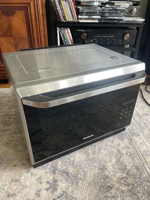 Kuchenka mikrofalowa Panasonic Nn-cf873s 1000 W, kombinowana, stal nierdzewna