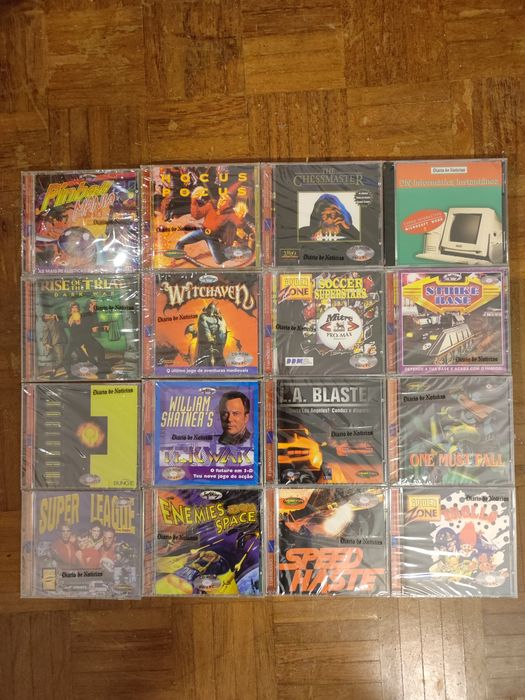 Conjunto Jogos computador