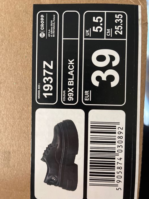 Buty damskie Cropp r. 39