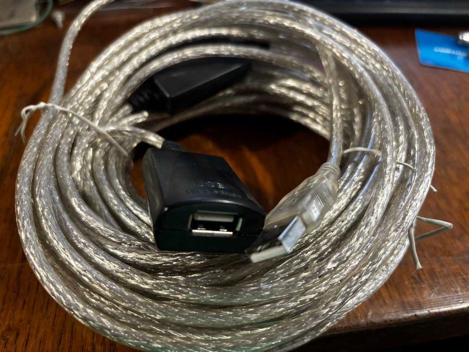 Кабель подовжувач USB 2.0 - 10, 15 метрів Б\В