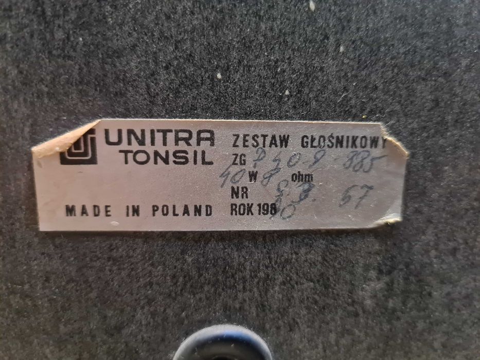 Kolumny Unitra Tonsil ZGP 40-8-885