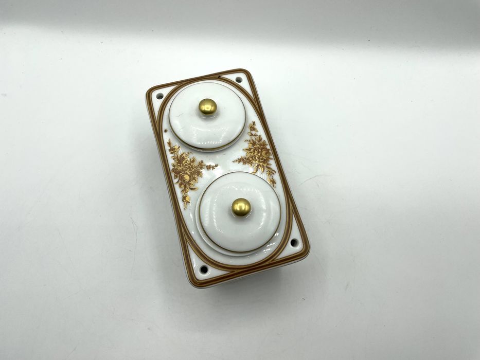 Tinteiro Em Porcelana Da Vista Alegre - "Império"