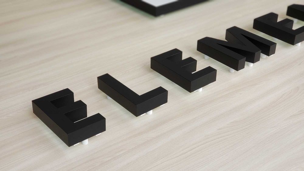 Объемные буквы. 3д буква. Контражурная подсветка. Изготовление. Монтаж