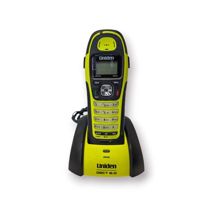 Telefone Sem Fios Uniden DECT 6.0 Submersível – (Preto/Verde)