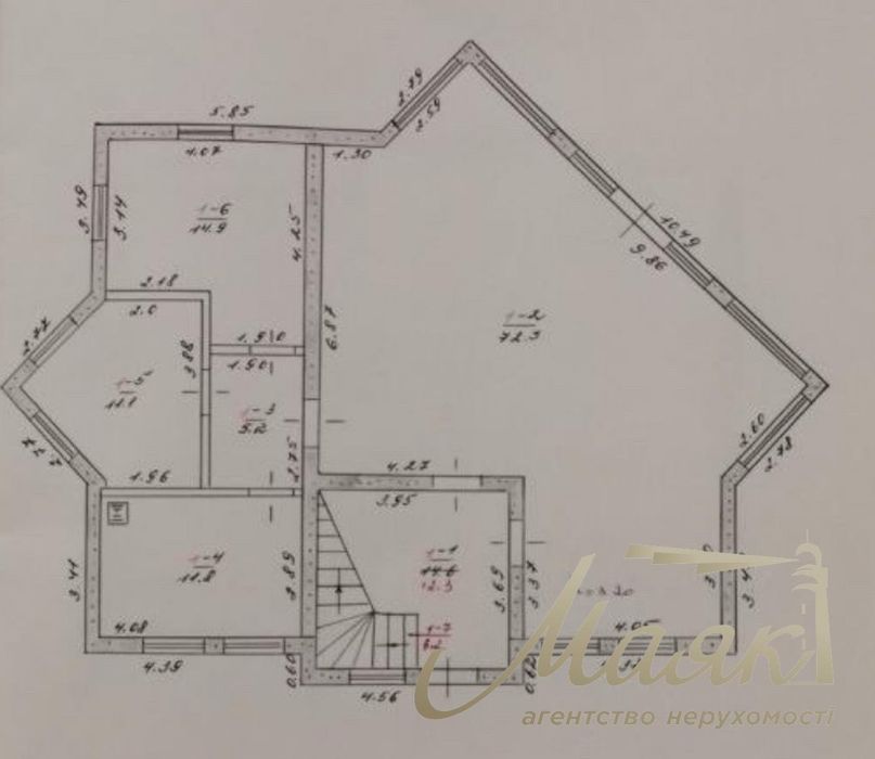 Затишний, ексклюзивний будинок в с-щі Володимирівське.