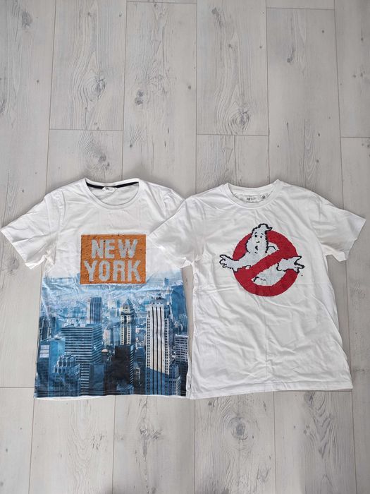 koszulki chłopięce w cekiny rozmiar 170 H&M