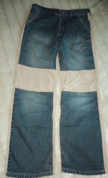 Jeansowo-sztruksowe spodnie męskie Old Star