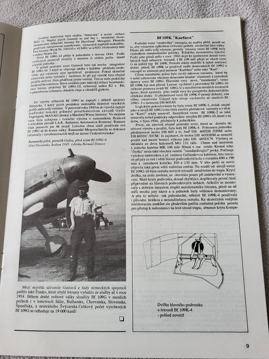 Messerschmitt BF-109 G/K, monografia
