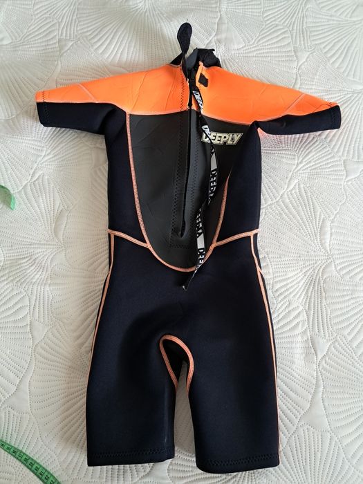 Fato de surf "shorty" criança 6/8 anos 2/2 mm Deeply