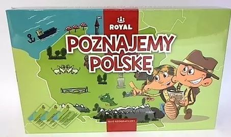 Poznajemy Polskę quiz geograficzny gra ROYAL. INNI. Nowy Produkt