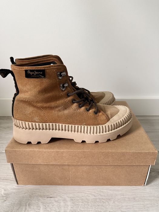 Pepe Jeans Ascot botki sznurowane 40 workery trapery