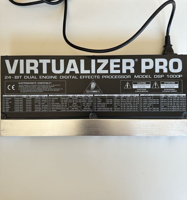 VIRTUALIZER PRO DSP1000P цифровий процесор ефектів