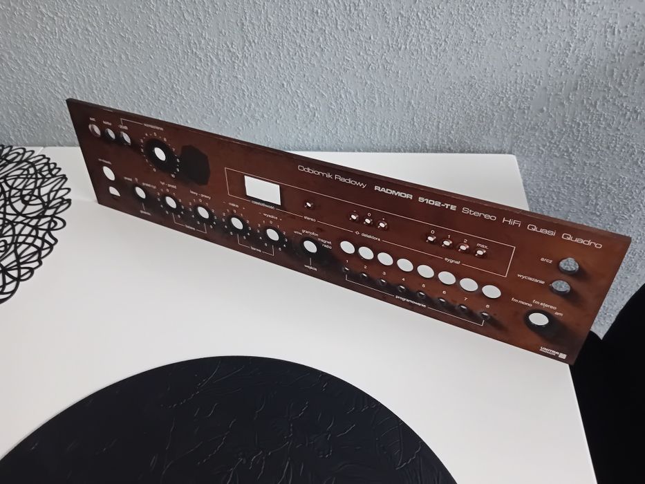 Panel płyta czołowa Unitra Radmor 5102TE