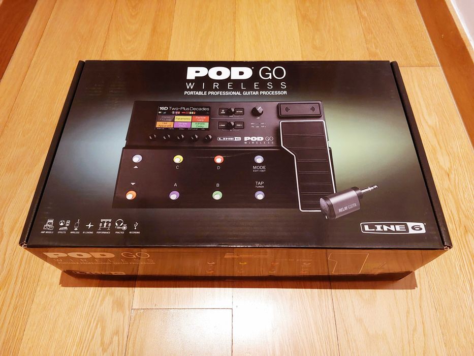 Pedaleira Line6 POD Go Wireless (Multi Effects Guitar Pedal)