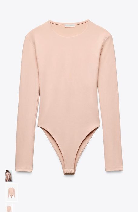 Боді Zara пудрове нюдове