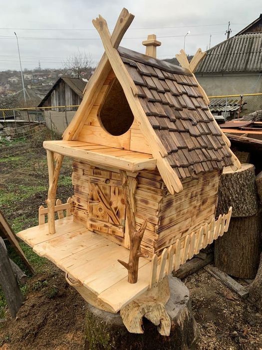 Домик будинок для кота кошки когтеточка