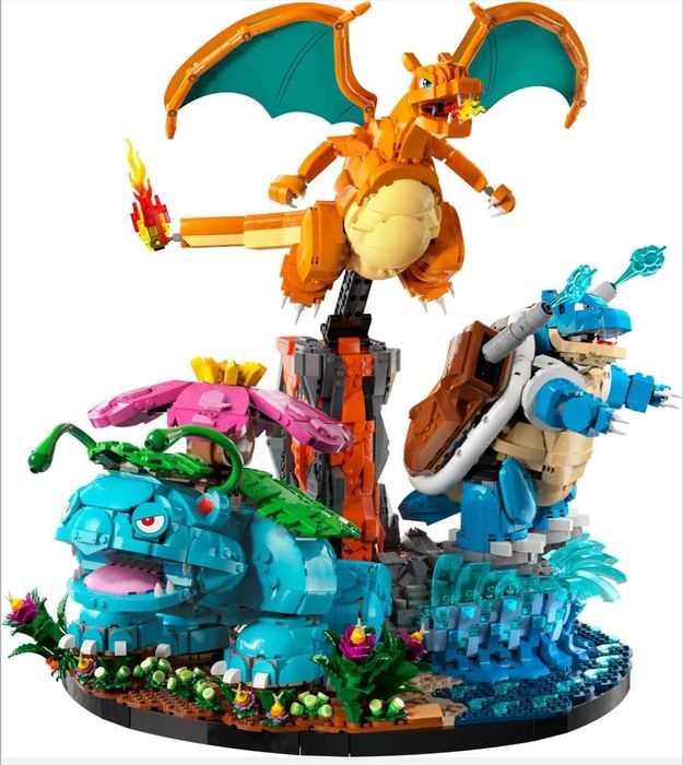 Lego Venusaur, Charizard e Blastoise - 72153