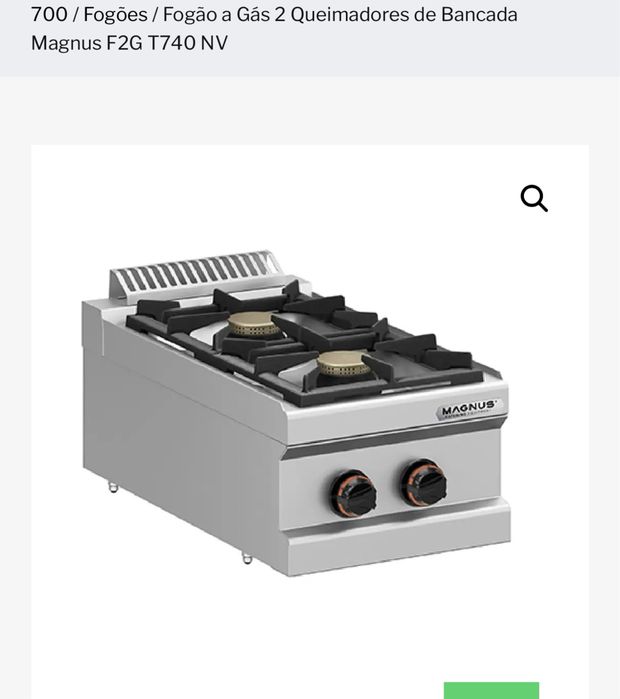 Fogao industrial Grelhaco 4 queimadores e forno a gas