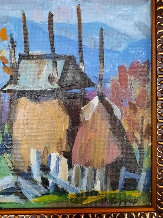 Картина-подарок "Сельский дом",  Бердарь Василий