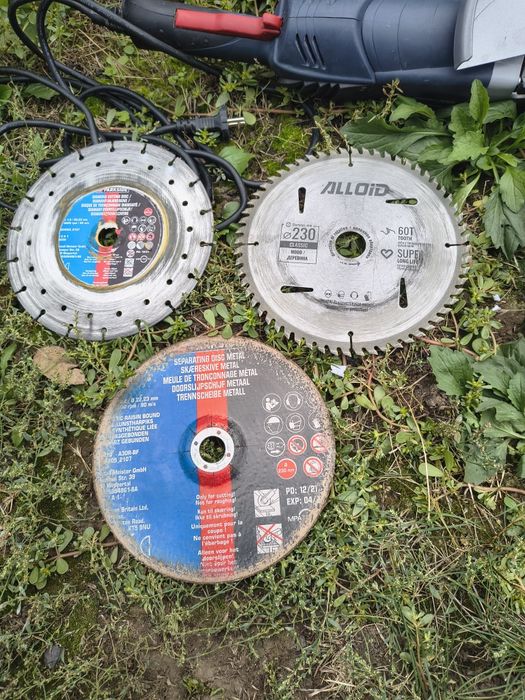 Болгарка Kraftronic KT-WS 2000 (230круг)+7 дисків