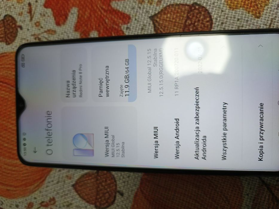 Sprzedam telefon Redmi Note 8 Pro stan bardzo dobry