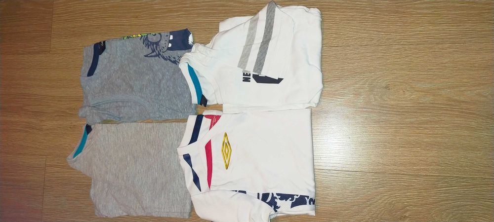 T-shirty chłopięce 4 szt. rozm. 110cm