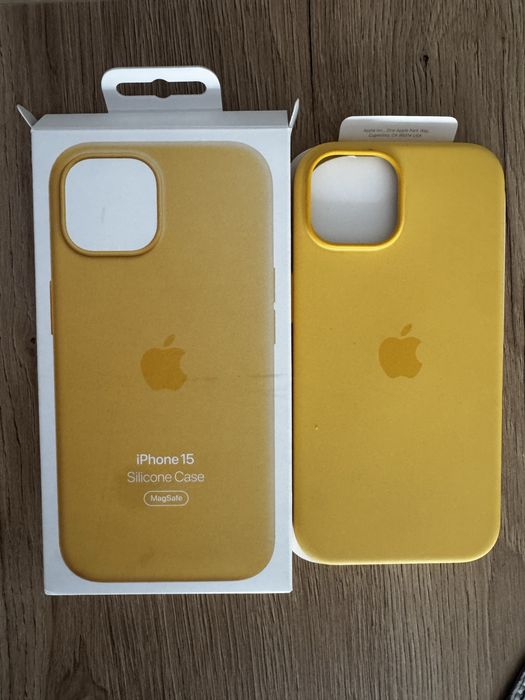 Etui Iphone 15 żółte
