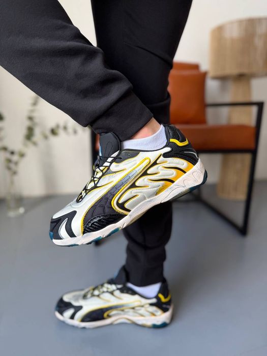 НОВИНКА! A$AP Rocky x Puma Inhale 'Distressed Pack - Warm White Pelé Yellow' 36 - 45 пума асап рокі білі жовті чорні