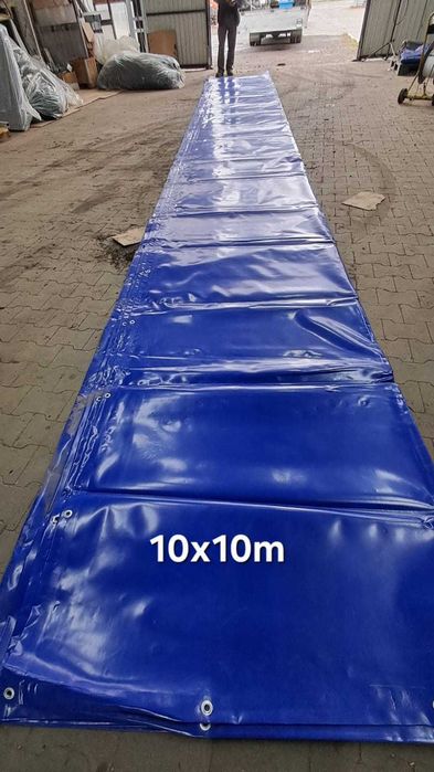 Plandeka 10mx10m gramatura 650g/m2 nowa, bez dziur #P1