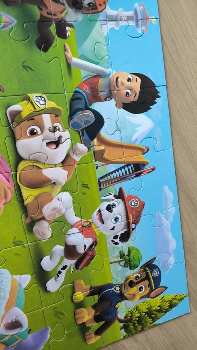 Zestaw Psi Patrol, puzzle, książka, skoczki, gra Psi Patrol, 3+, 4+